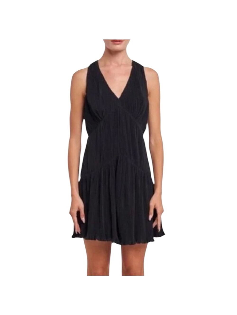 *NWOT Ciebon Black Halter Mini Dress – Sz Large